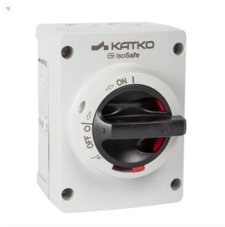 KATKO KEM 440 M2 – rozłącznik 4P 40 A, 415 V AC-23A, IP66, obudowa poliwęglanowa