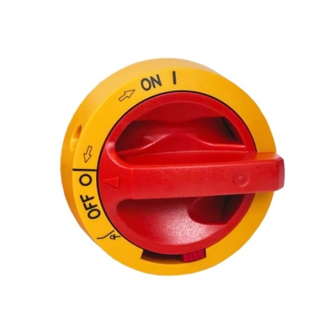 Uchwyt / pokrętło Katko LK10YR żółto-czerwony 0-1 do rozłączników KU