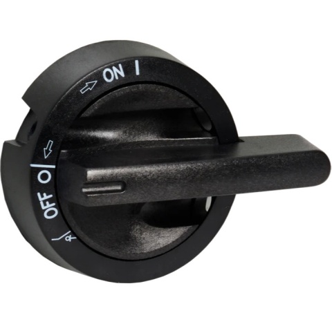 Rączka obrotowa Katko LK11 0-1 czarna do wyłączników KU i KVKE