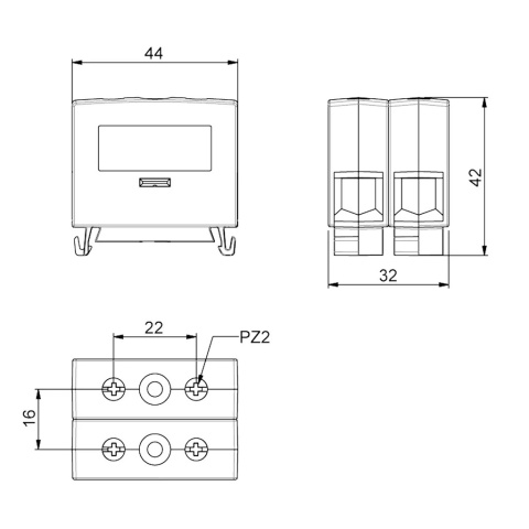 Złączka instalacyjna Katko KC2X35 2x35 mm2